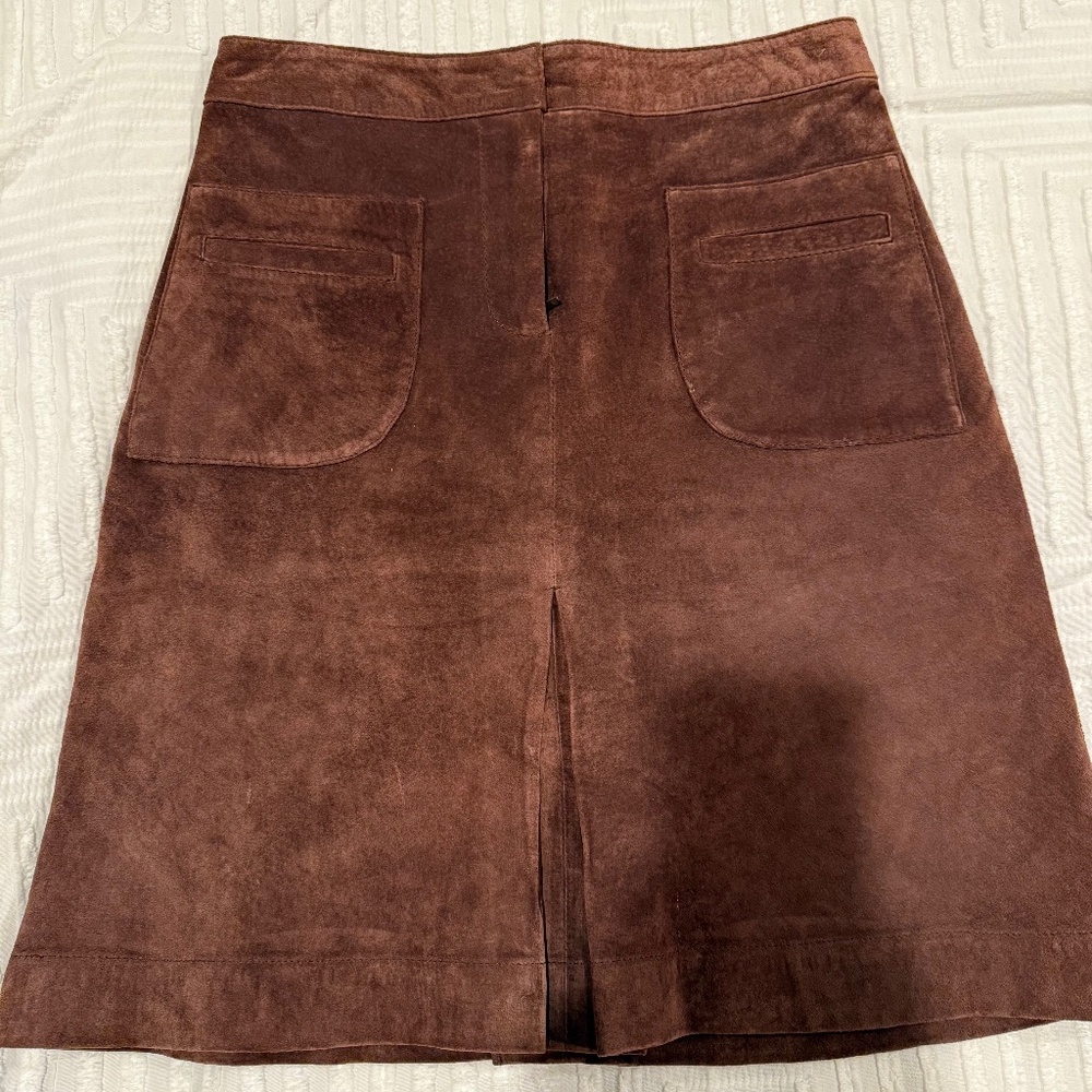 Lilly Pulitzer Suede Skirt Size 2